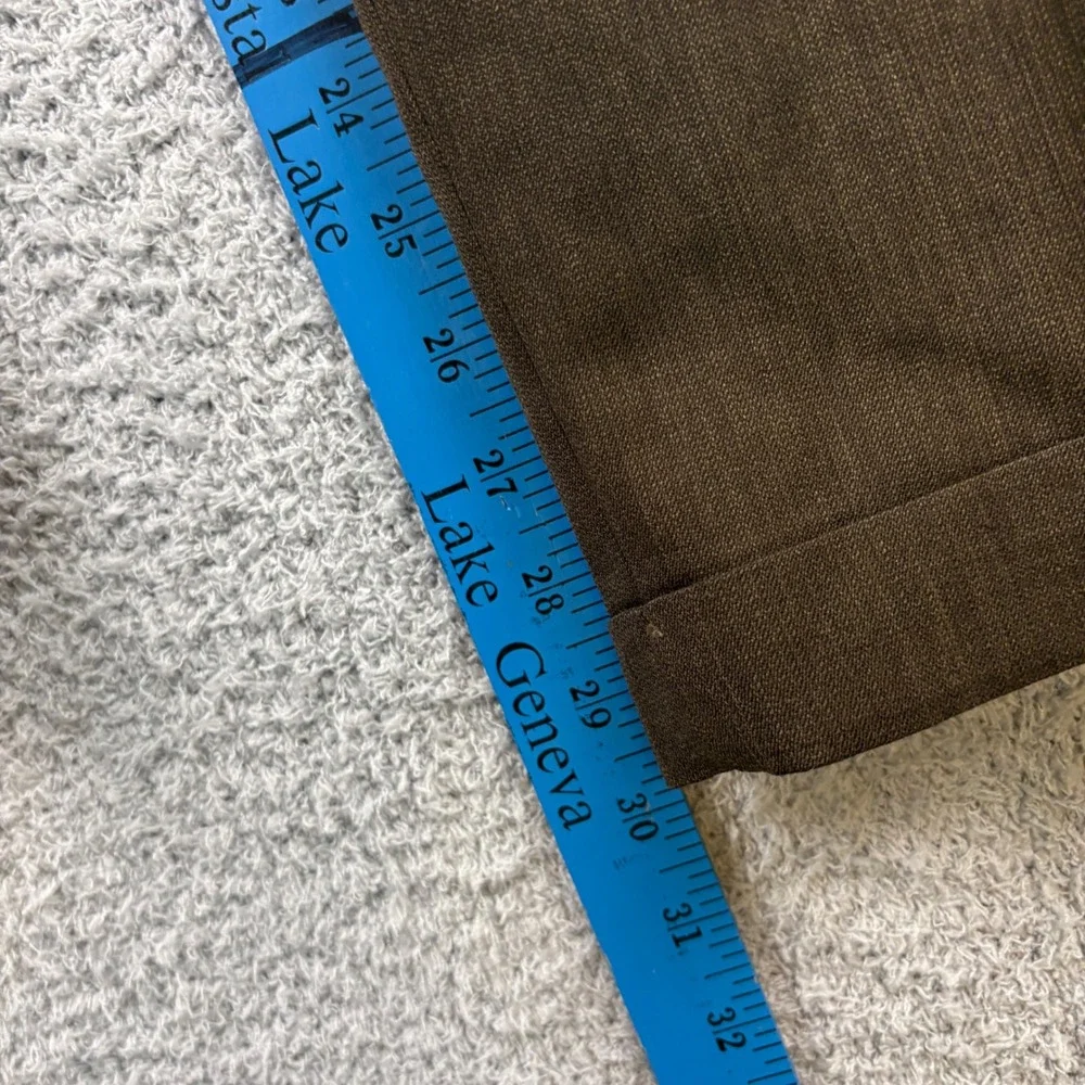 Vintage Dockers Pants Men 36x30 Trouser Pleated Cuffed Worsted Wool Dress Slacks